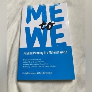 🛍️ 2 / $10 🛍️ “Me To We”, Book By Craig & Mark Kielburger